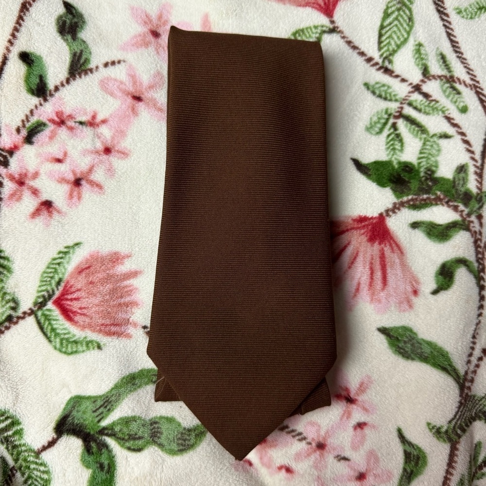 Elegant Brown Men's Tie